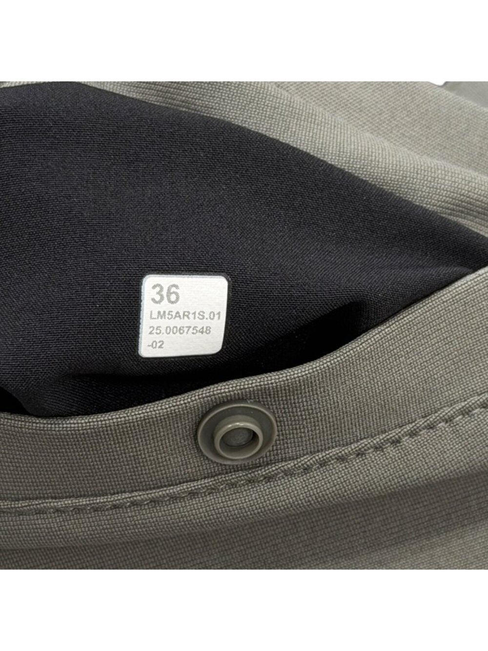 Lululemon Mens Size 36 Pants ABC Classic Fit Gray Chino LM5AR1S - Picture 4 of 6